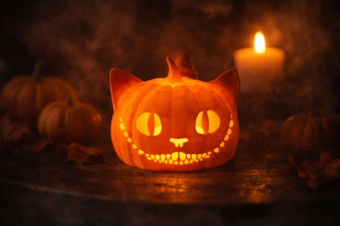 impression-3d-lampe-chat-citrouille