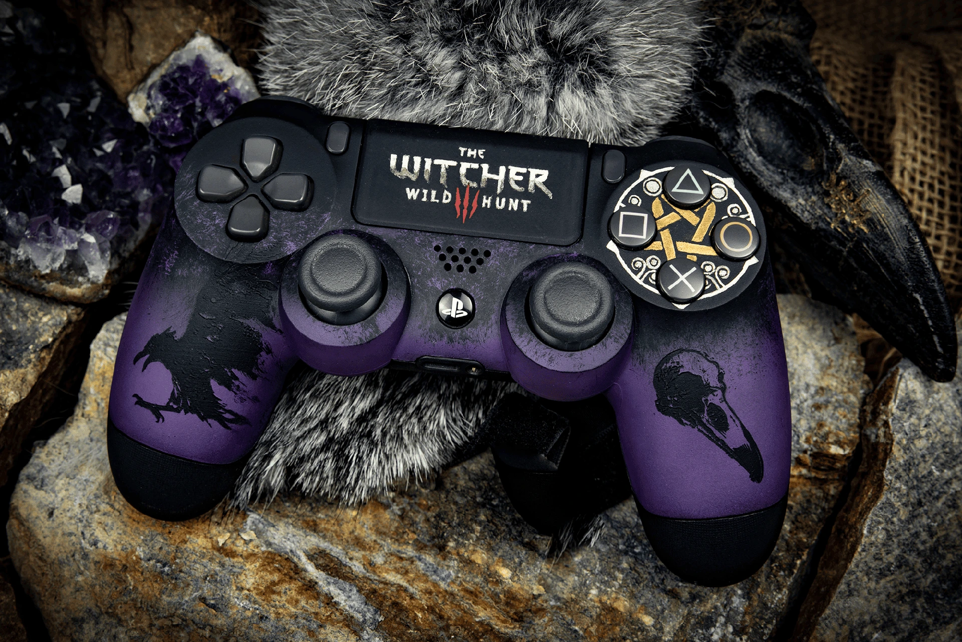 manette-ps4-the-witcher-yennefer-custom