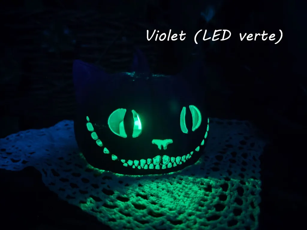 impression-3d-chat-citrouille-lampe-violet-led-vert.webp